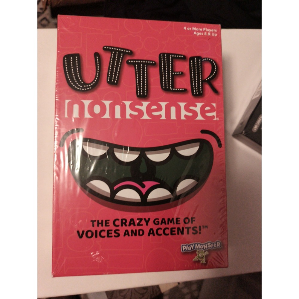 New PlayMonster Utter Nonsense - The Crazy Game of Voices and Accents Sealed